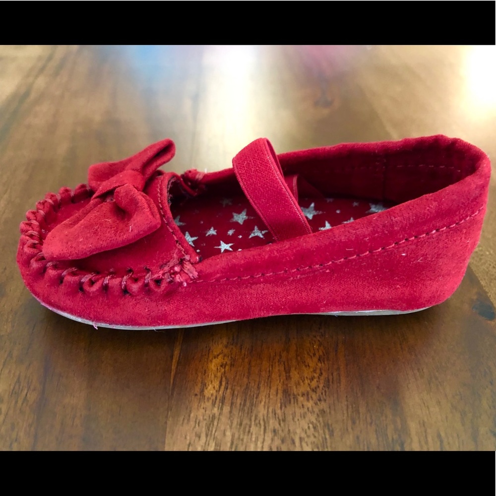 Baby/Infant Size 4 Moccasin Flats + Fourth of July